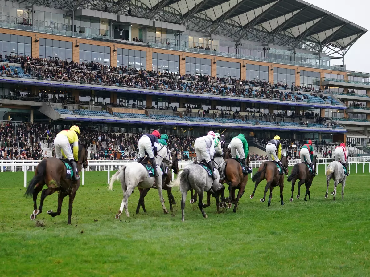 Not a crowd packed to the rafters – but those at Ascot rewarded in style