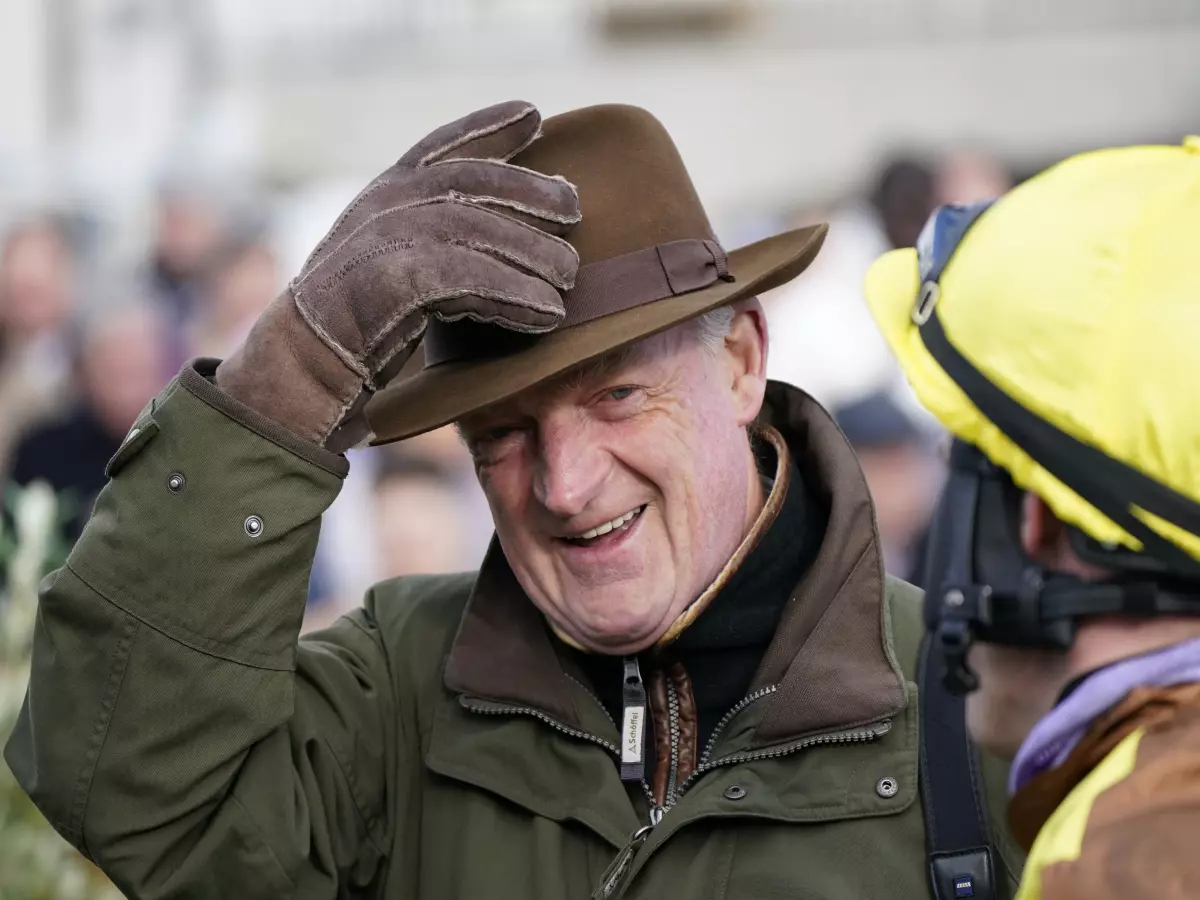 Willie Mullins at Leopardstown last weekend