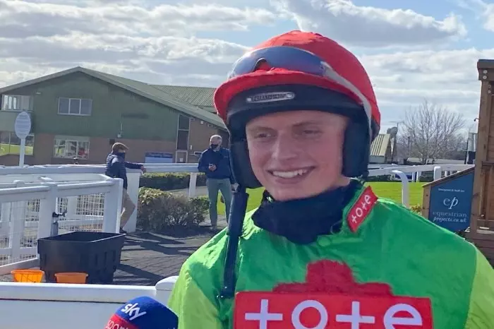 James Bowen following his first win of the afternoon