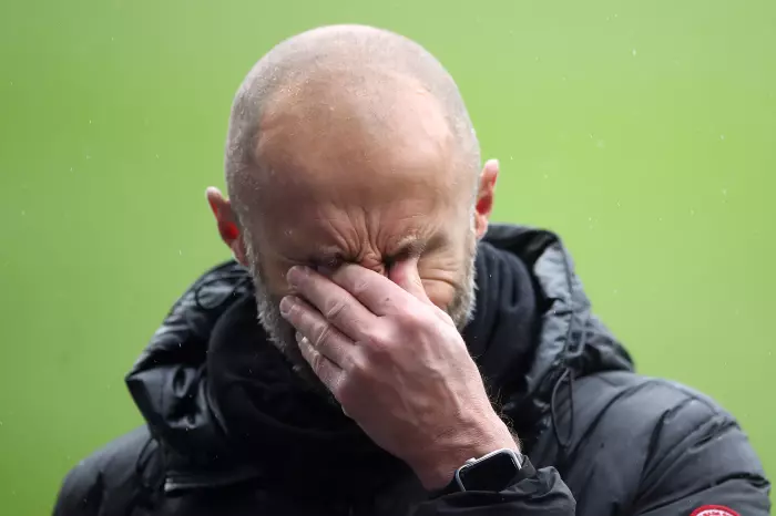Paul Warne ‘absolutely broken’ after Rotherham relegated by late Cardiff goal