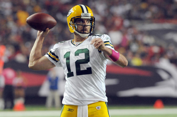 Greenbay Packers quarterback Aaron Rodgers