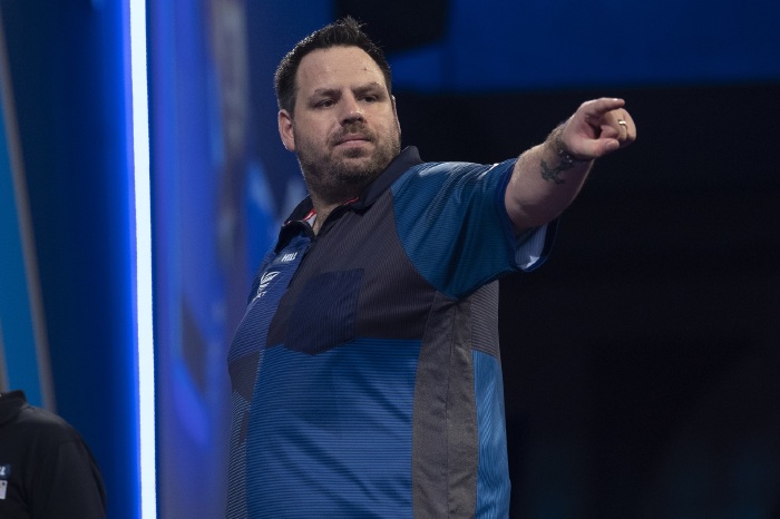 Two time world champion Adrian Lewis in action