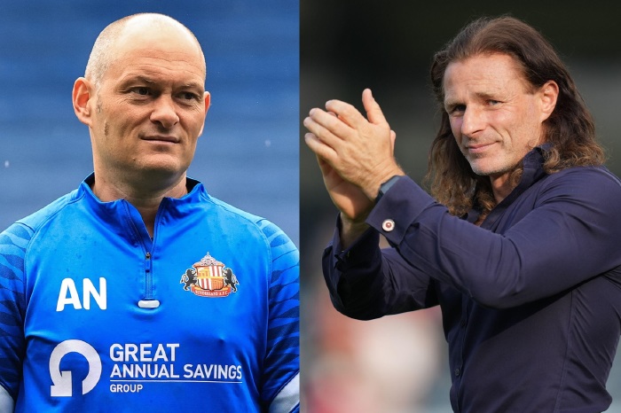 Sunderland boss Alex Neil and Wycombe manager Gareth Ainsworth
