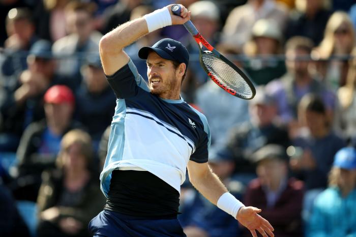 Andy Murray was denied a place in the Surbiton Trophy final