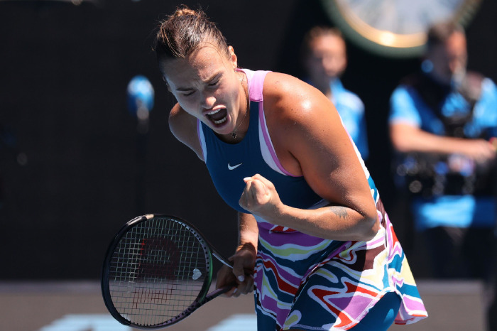 Aryna Sabalenka at the Australian Open 2023