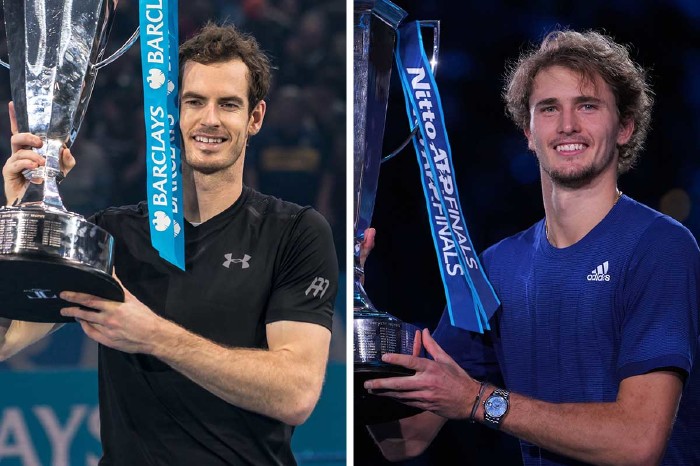 Andy Murray and Alexander Zverev - hit by the ATP Finals curse?