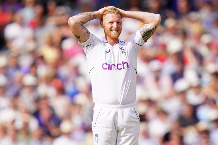 Ben Stokes dejected as England toil
