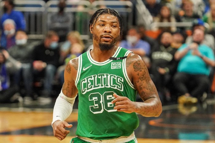 Boston Celtics point guard Marcus Smart