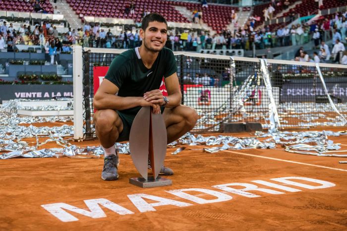 Carlos Alcaraz hailed best player in the world after winning Madrid Open title