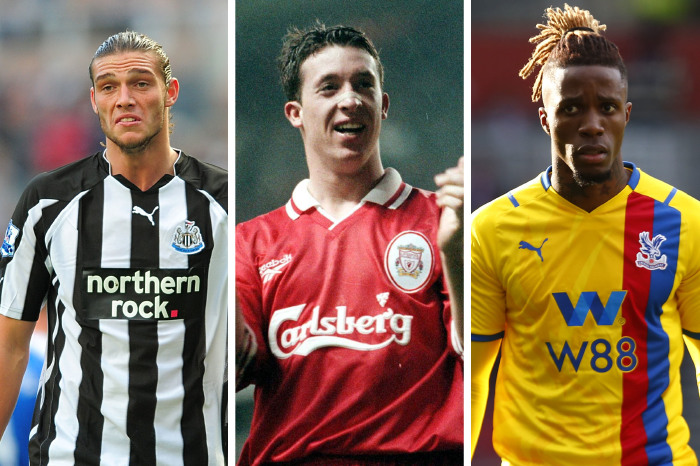 Andy Carroll, Robbie Fowler and Wilfried Zaha - players who only did it for one club