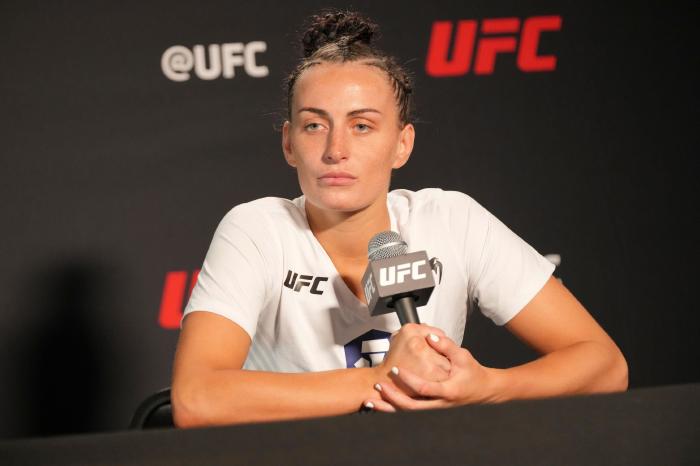 Casey O'Neill made her UFC debut in 2021