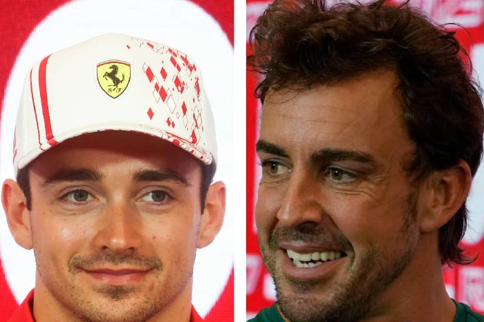 Charles Leclerc and Fernando Alonso will go head to head