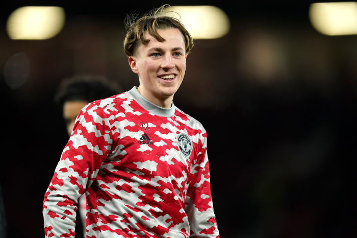 Charlie Savage made his Manchester United debut under the commentary of his father, Robbie