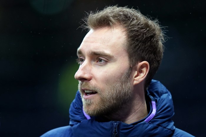 Christian Eriksen has returned to football following his transfer to Brentford
