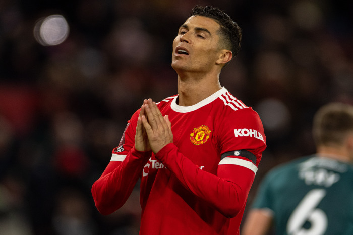 Manchester United forward Cristiano Ronaldo