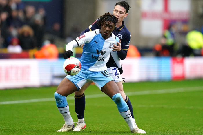 Ebere Eze made his first start for eight months agaisnt Millwall