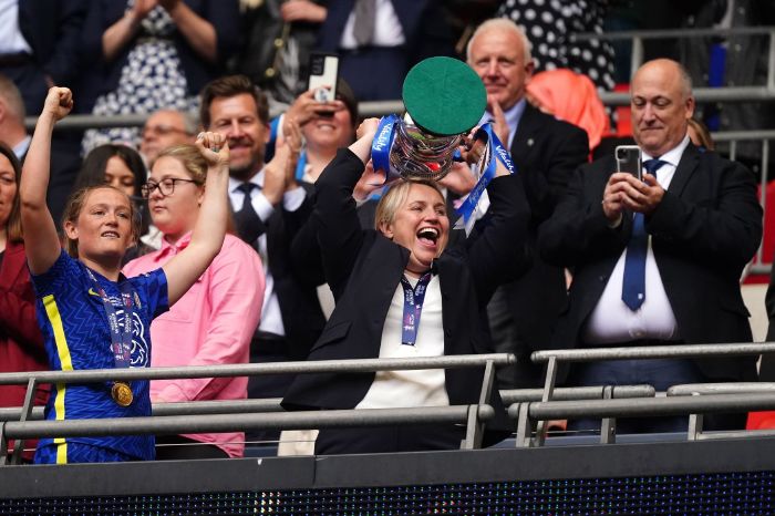 Emma Hayes hails record crowd at Wembley as Chelsea beat Man City in FA Cup final