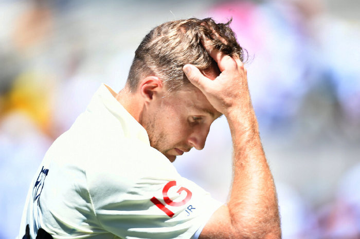 England captain Joe Root after his dismissal in the second innings