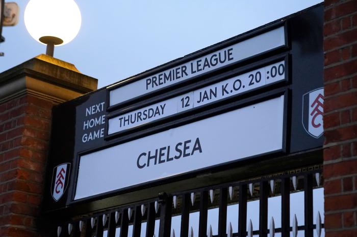 Fulham vs Chelsea at Craven Cottage