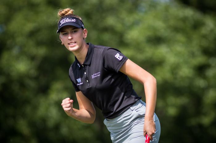 Chiara Noja broke the course record on her way to a 10-under 62