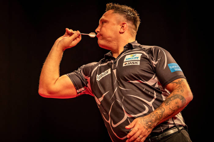 Gerwyn Price in action