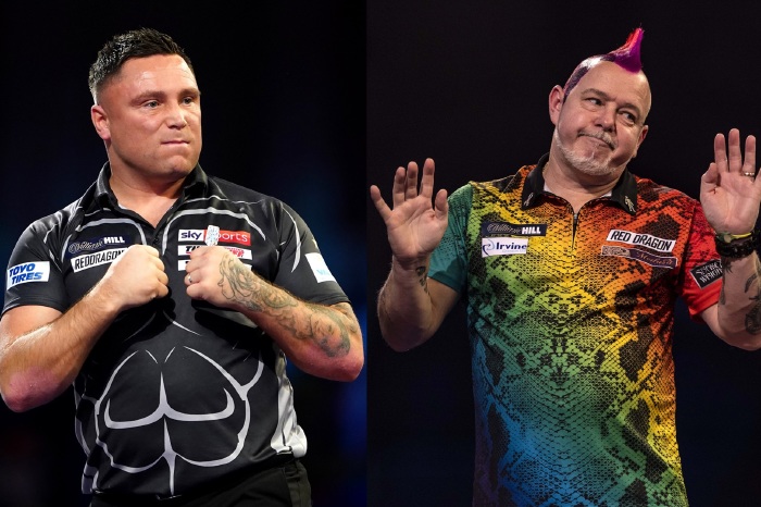 Gerwyn Price and Peter Wright
