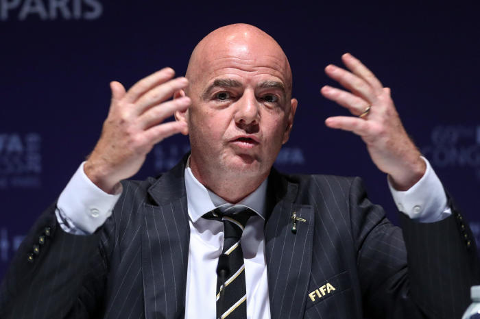 2022 World Cup: FIFA president Gianni Infantino tries to defend Qatar ...