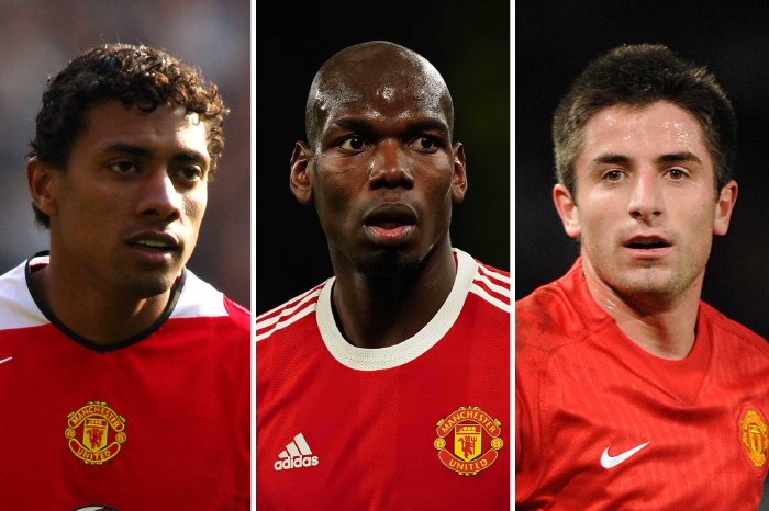 Hargreaves - Kleberson - Pogba - Tosic - Manchester United flops