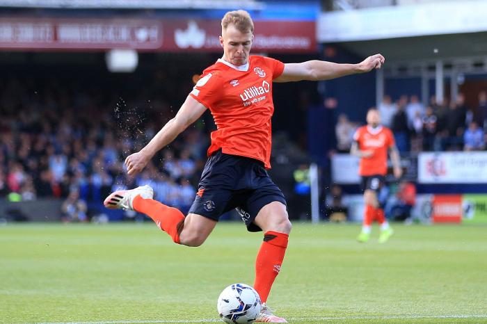 James Bree in action for Luton Town