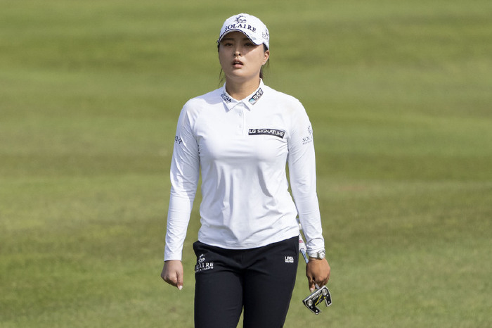 The Korean’s victory was her fifth of the 2021 season and kept her ahead of Nelly Korda in the race to finish the year at the top of the rankings.
