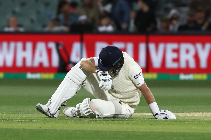 England's Joe Root was injured twice in day four of the second Test, The Ashes
