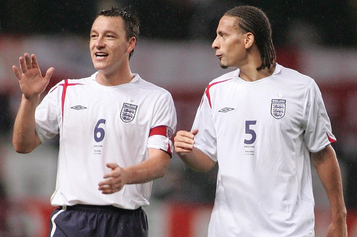 John Terry and Rio Ferdinand are involved in a social media spat