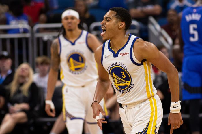 Jordan Poole in action for the Golden State Warriors