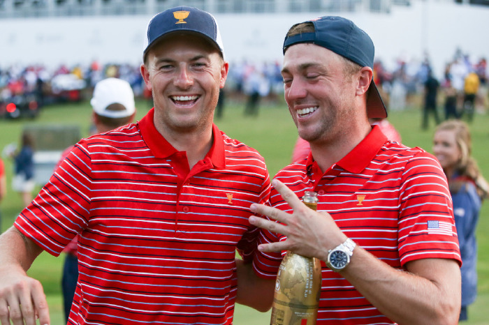 Jordan Spieth and Justin Thomas at the Presidents Cup