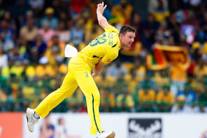 Australia pace bowler Josh Hazlewood