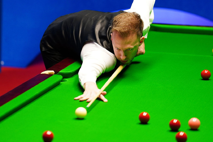 Judd Trump in action at the World Championships