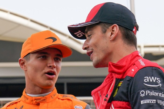 Lando Norris and Charles Leclerc