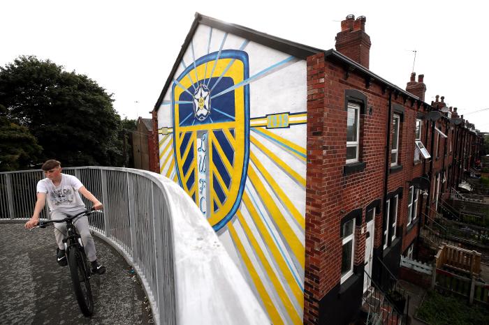 Leeds United mural in Holbeck