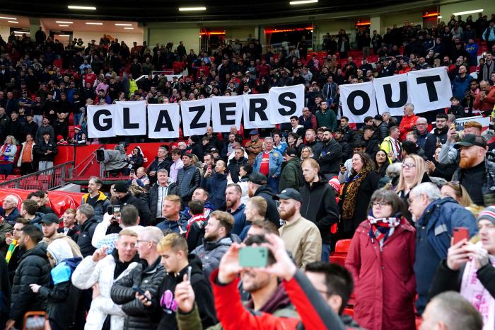 Manchester Untied's anti-glazer protest