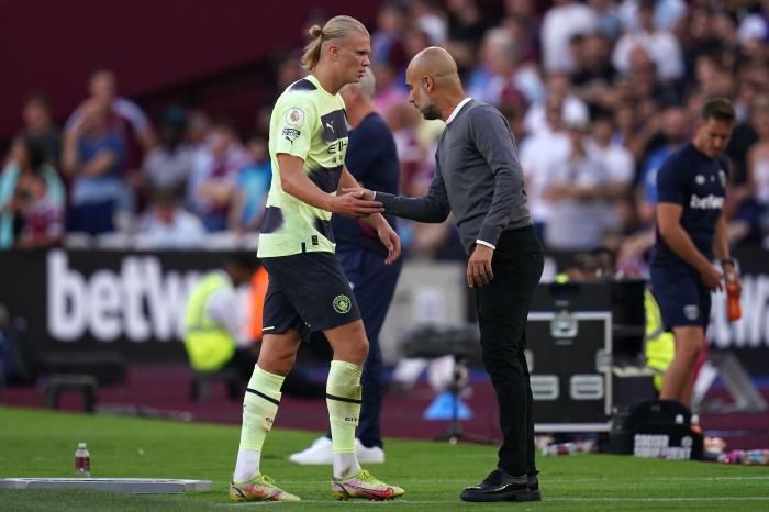 Erling Haaland does not have a Real Madrid release clause in his contract according to Pep Guardiola