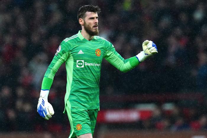 David de Gea in action for Manchester United