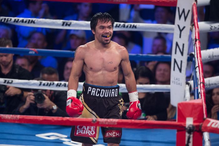 Manny Pacquiao praises George Kambosos Jr's work ethic ahead of Haney clash