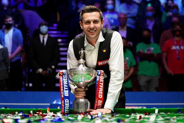 Mark Selby is looking to defend his world snooker championship title