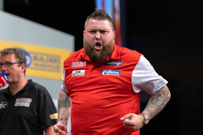 Michael Smith for England in World Cup of Darts