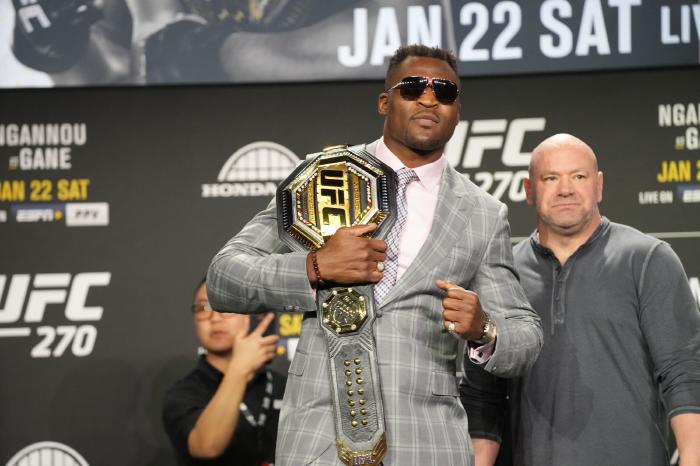 Francis Ngannou provides fans with an update on possible return following surgery