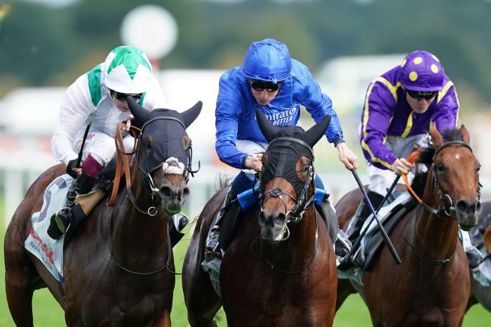 Noble Truth ridden by William Buick wins Flying Scotsman Stakes at Doncaster