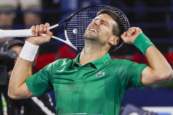 Novak Djokovic off to a winning start in Dubai