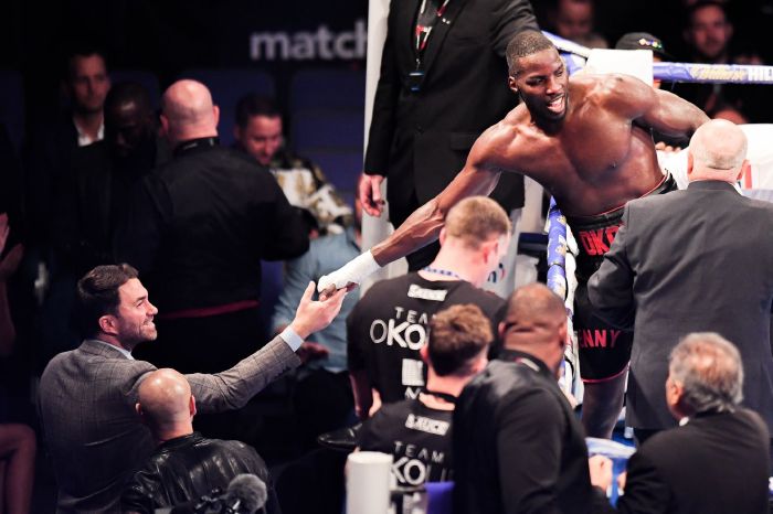 Lawrence Okolie involved in major fallout with Eddie Hearn