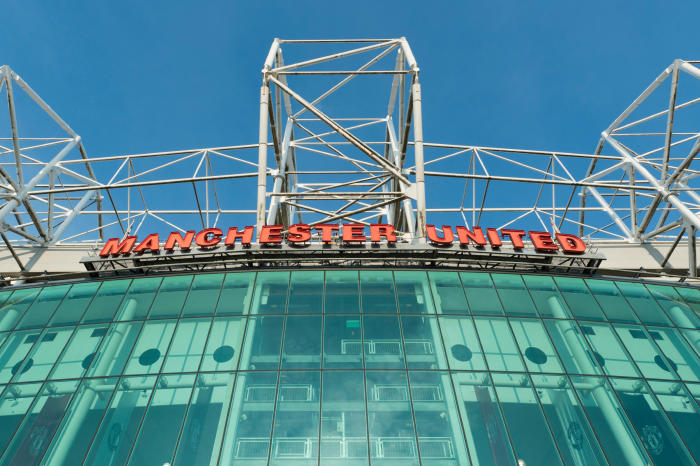 Old Trafford, the stadium of Manchester United