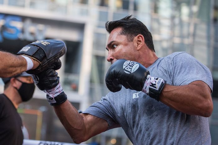 Oscar De La Hoya officially calls time on his career at the age of 49